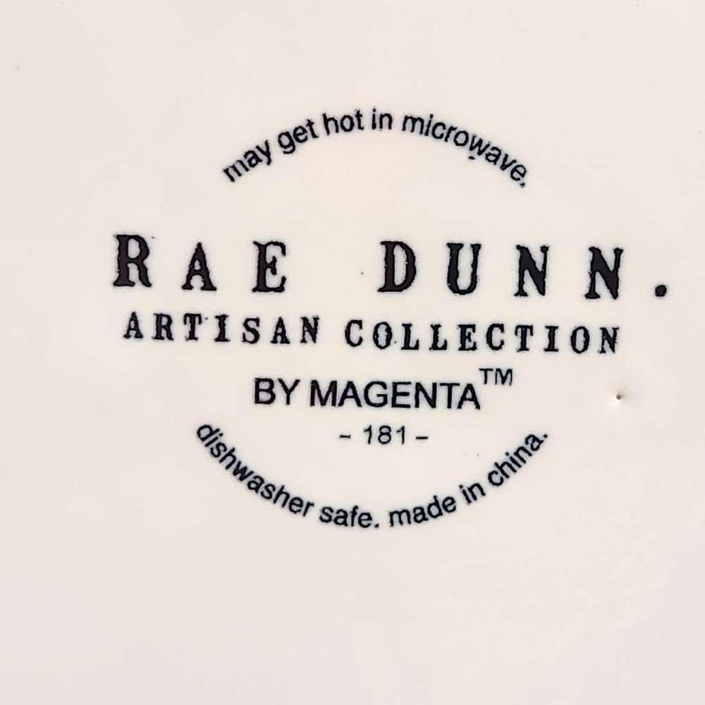 Rae Dunn Cream Colored "Drink" Pitcher with Handle - Picture 9 of 15
